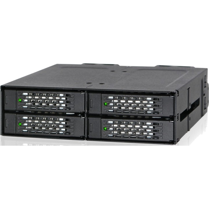 ICY DOCK Uittrekbare rack voor U.2- en U.3-NVMe-SSD's in