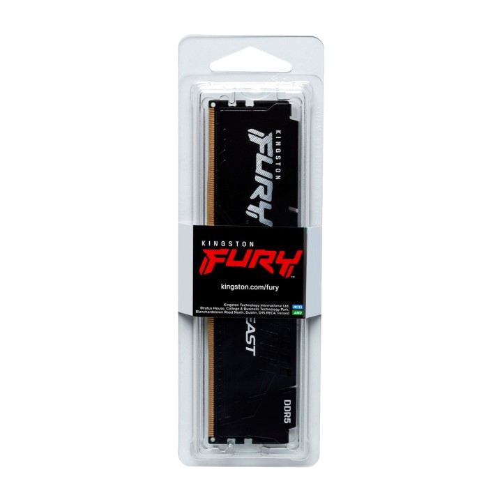 KINGSTON Memoria RAM DDR5 para sobremesa FURY BEAST DDR5-6000 16GB CL30 100052213