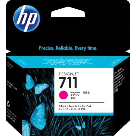 pack de cartuchos de tinta designjet-711 29ml 3 uds