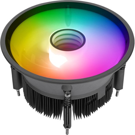 disipador de cpu de perfil bajo con ventilador ux150 argb