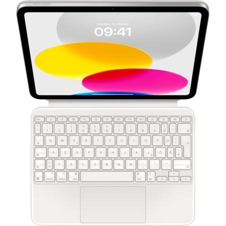teclado con funda y trackpad para tablet magic-keyboard-folio ipad 10-qwertz