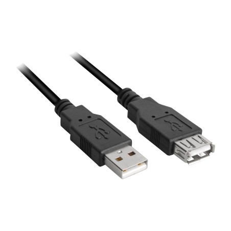 cable alargador macho a hembra usb-2.0-premium 28awg 3m
