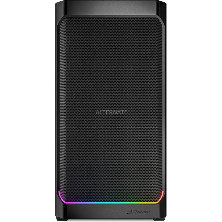 SHARKOON Case per PC mini tower con frontale mesh