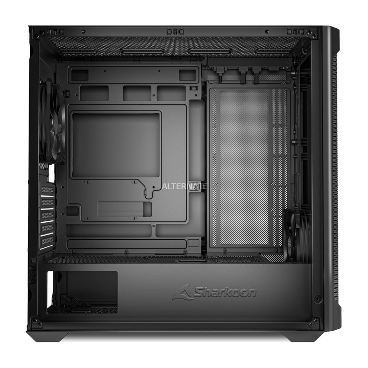 SHARKOON Carcasă PC minitower cu panou frontal din plasă