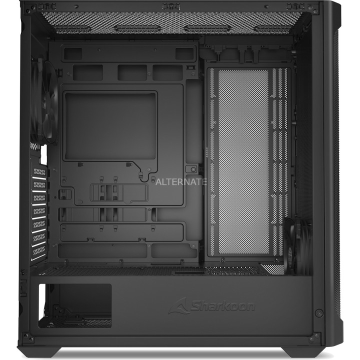 SHARKOON Mid-tower PC case with mesh front panel