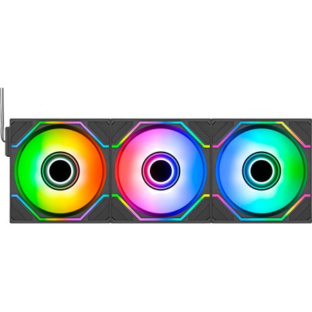 ventilador de caja de pc swafan-140 ex infinity argb sync 3 uds