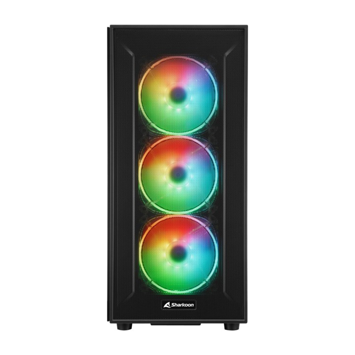 SHARKOON Semi-toren PC-kast met getemperd glas TG6M-RGB-ATX