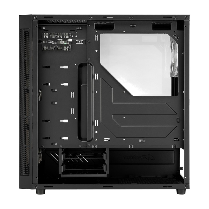 SHARKOON Semi-toren PC-kast met getemperd glas TG6M-RGB-ATX