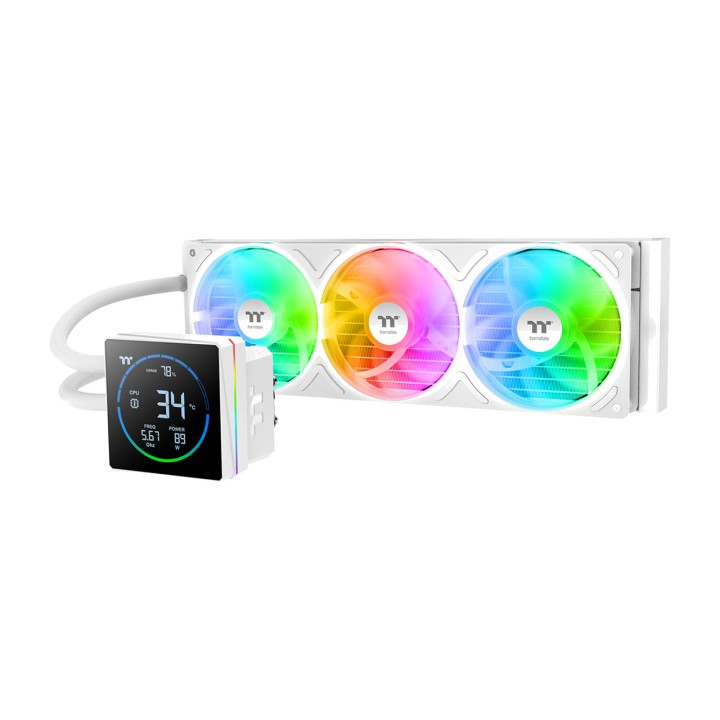 THERMALTAKE Raffreddamento a liquido AIO per CPU con display