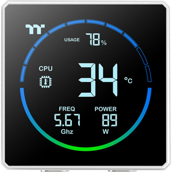THERMALTAKE Raffreddamento a liquido AIO per CPU con display
