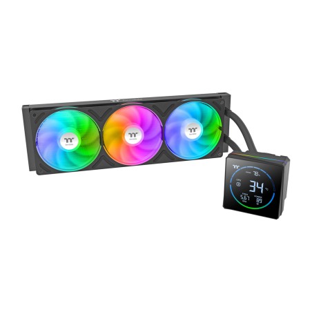 refrigeración líquida aio para cpu con pantalla lcd th360-s v3 argb sync