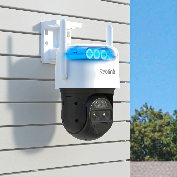 REOLINK WiFi-bewakingscamera met dubbele lens en batterij