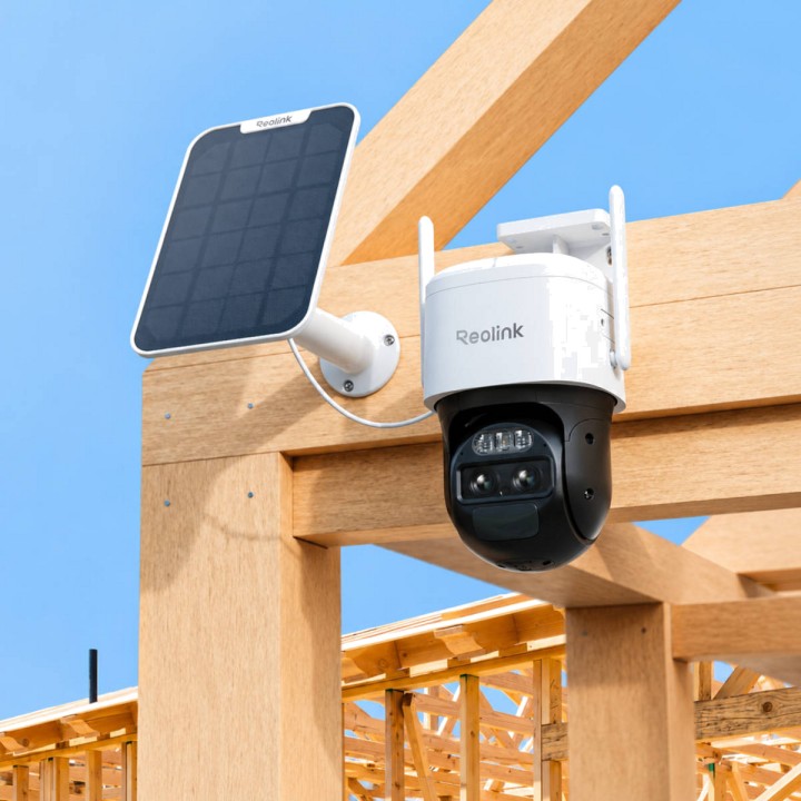 REOLINK Câmara de vigilância WiFi de lente dupla com bateria