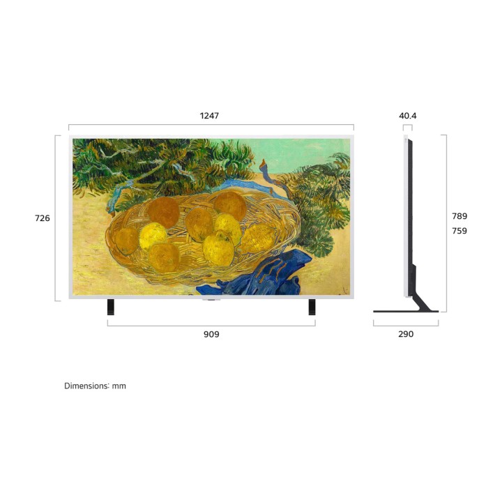LG Televizor QNED Mini LED 4K GALLERY TV 55LX7B6LA 55"