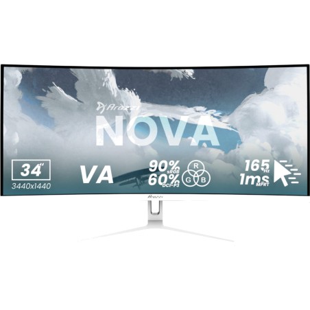ukrivljen ultraširoki igralni monitor nova 34t2k165 34" uwqhd 165hz