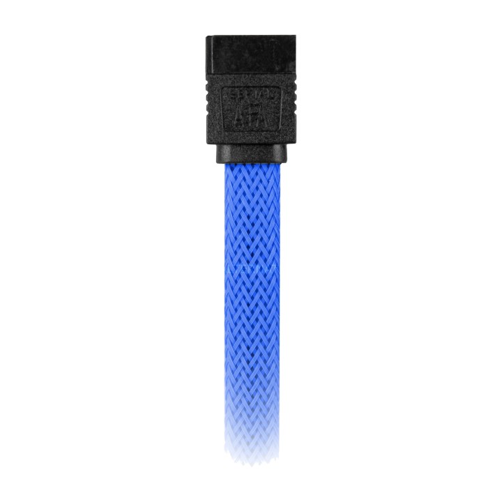 SHARKOON Cable de datos trenzado acodado para disco duro SATA-III 90° 0,6M 1163705VAR