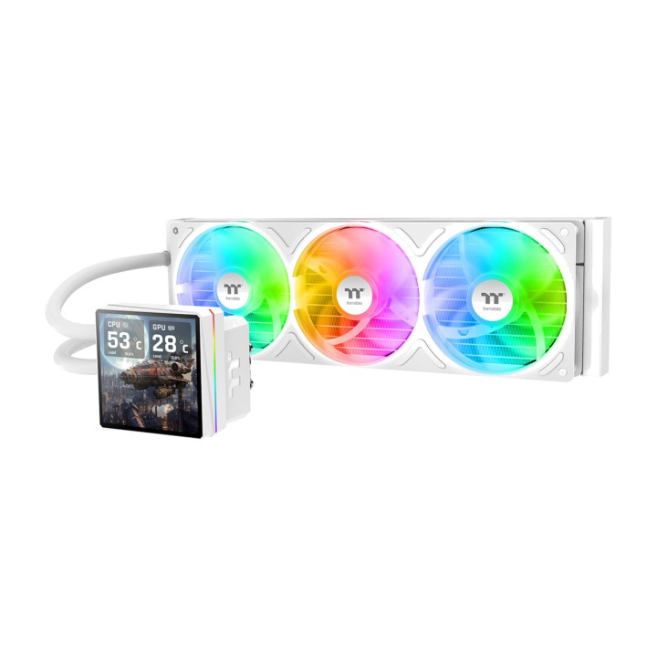 THERMALTAKE Kapalinové chlazení AIO pro CPU s LCD displejem