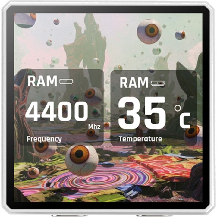 THERMALTAKE Refrigeração líquida AIO para CPU com ecrã LCD
