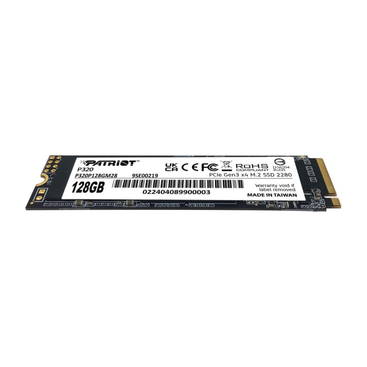 PATRIOT M.2 NVMe SSD P320-PCIE 3.0 128GB P320P128GM28