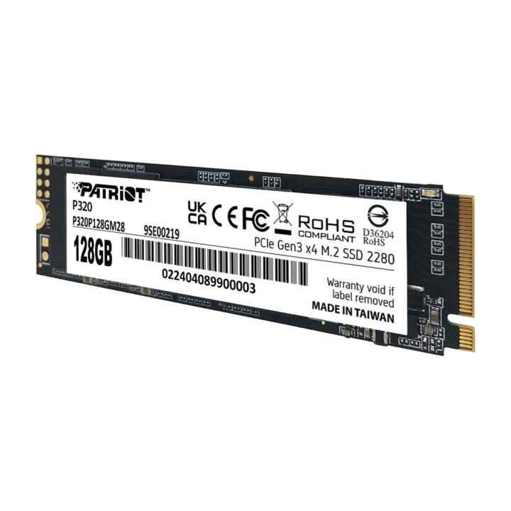 PATRIOT SSD M.2 NVMe P320-PCIE 3.0 128GB P320P128GM28 100081083