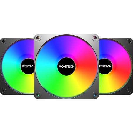ventilador de caja para pc gf120r v2 argb pwm 120mm 3 uds