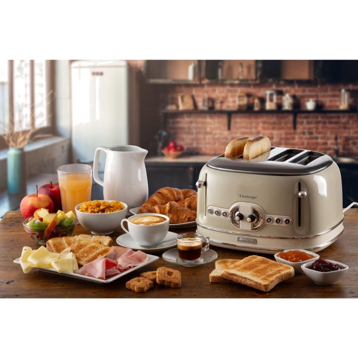ARIETE Brödrost med 4 fack VINTAGE 0156 1600W 100052354VAR