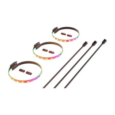 bande led argb pour boîtier pc ls10 qrgb 330mm 3 uds