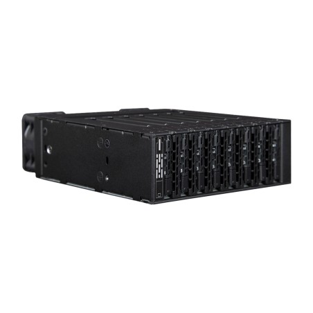 rack extraíble para ssd m.2 nvme en bahía de 5,25 pulgadas tougharmor-mb873mp-b v2 8xm.2-oculink