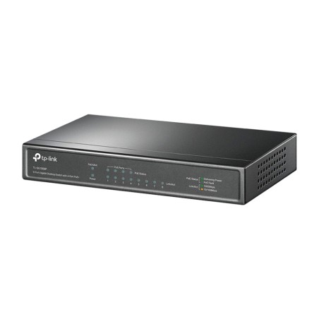 switch no gestionado gigabit de 8 puertos con 4 poe tl-sg1008p