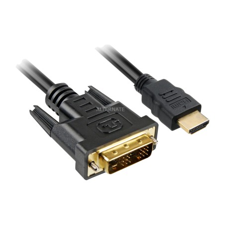 cable adaptador de vídeo hdmi-dvi-d-5m