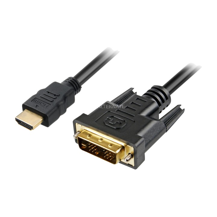 SHARKOON Kabel adaptera wideo HDMI-DVI-D-5M 73357