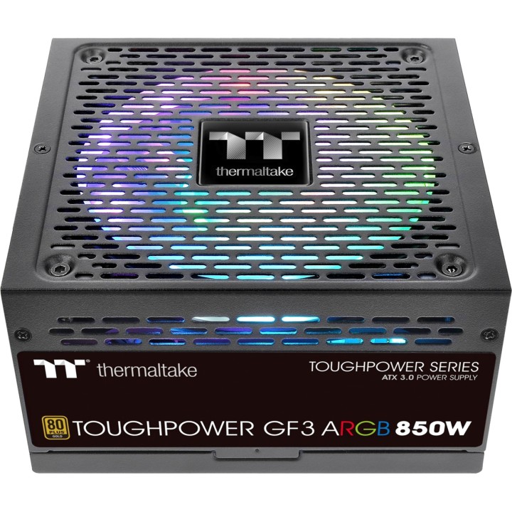 THERMALTAKE Fuente de alimentación modular para PC TOUGHPOWER-GF3 ARGB GOLD 850W 1874053