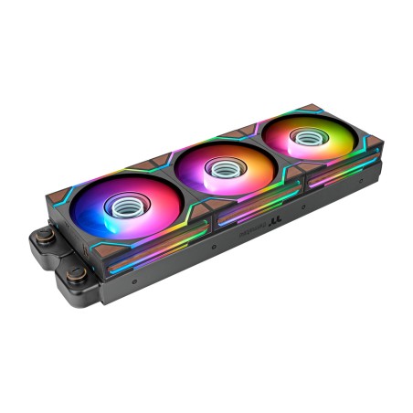 ventilador de caja de pc edición madera swafan-120 ex infinity argb sync 3 uds