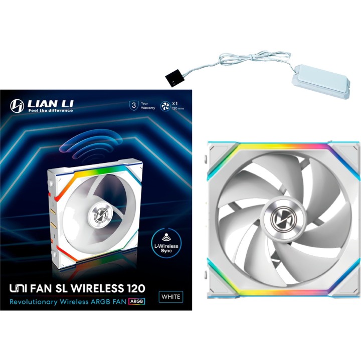 LIAN LI Ventola per case PC UNI FAN SL120 WIRELESS