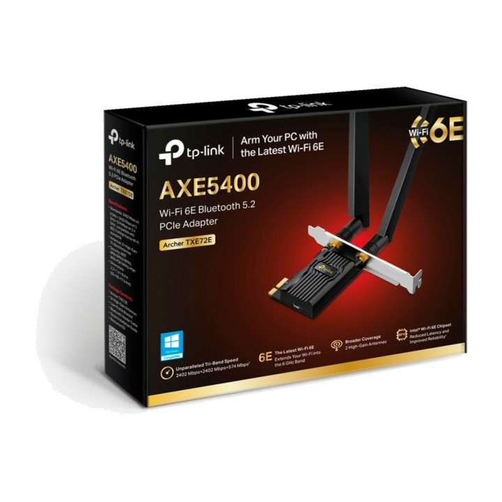 TP-LINK Targeta de xarxa WiFi 6E i Bluetooth PCIe