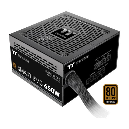 fuente de alimentación semimodular para pc smart bm3 650w atx3.0 80 plus bronze