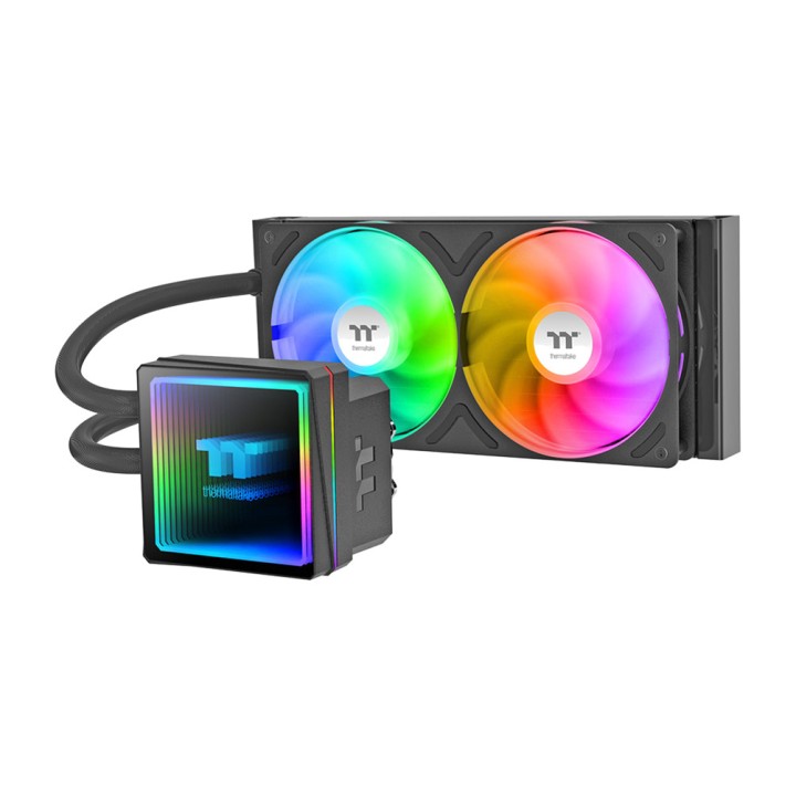 THERMALTAKE Refrigeración líquida AIO para CPU con pantalla LCD TH240-S V3 ARGB SYNC 100160402VAR