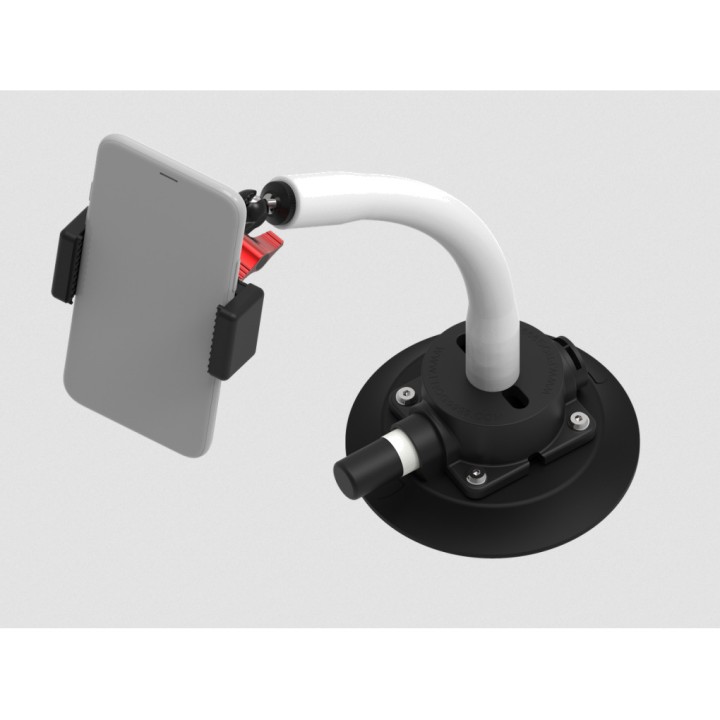 TREEFROG Suction-cup phone holder with camera adapter