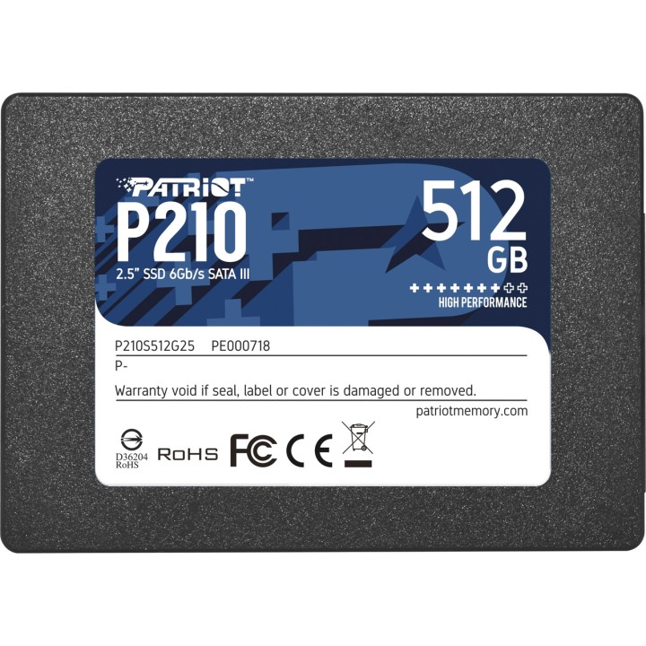 PATRIOT SSD interno SATA P210 2,5" 512GB P210S512G25 1652145