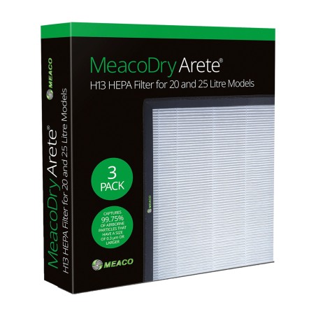 hepa filtr pro odvlhčovač arete one h13 20l 25l 3 uds
