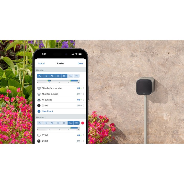 EVE SYSTEMS Udendørs smartstik med forbrugsmåler ENERGY