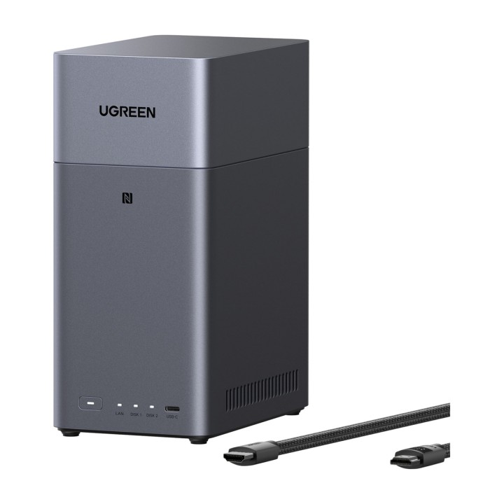 UGREEN 2-ležiščni strežnik NAS s trdimi diski DH2300 4GB