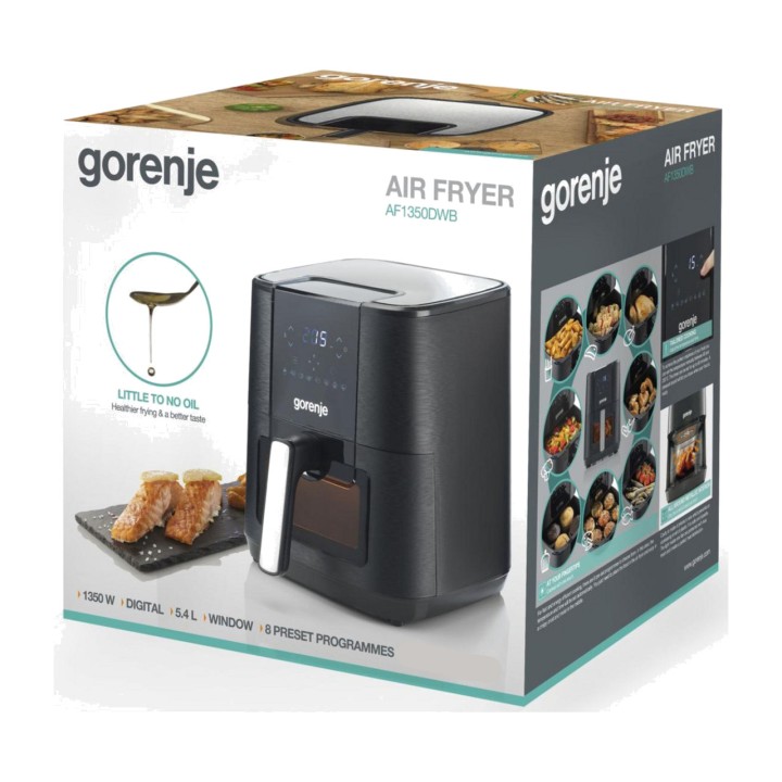 GORENJE Teplovzdušná fritéza bez oleja AF1350DWB 5,4L 1350W