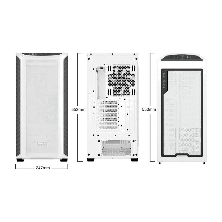 BE QUIET Caja de PC semitorre con cristal templado SHADOW-BASE 800 DX 1915157VAR