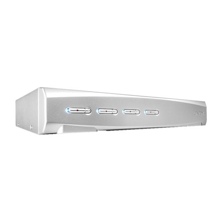conmutador kvm displayport de 4 puertos con audio 1.2 4k-usb 2.0-hub 39305
