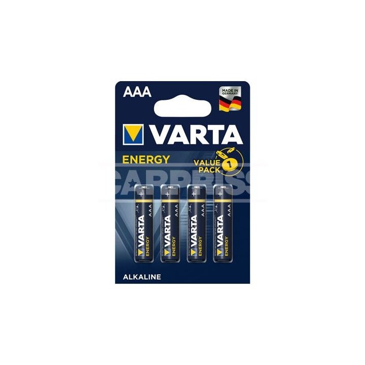 VARTA Blister 4 pilas alcalinas LR03 AAA 79010001