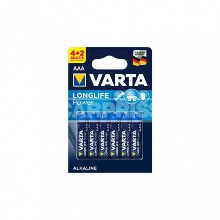 blister 4+2 pilhas alcalinas lr03 aaa