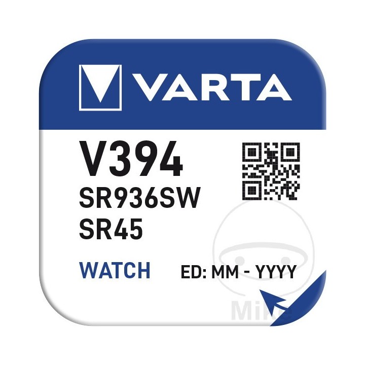 VARTA pile bouton V394 156.68.45
