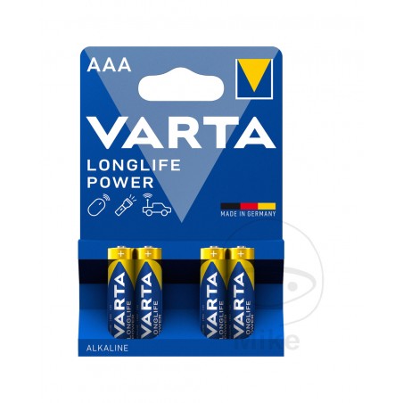 pack 4 små batterier aaa mq longlife power
