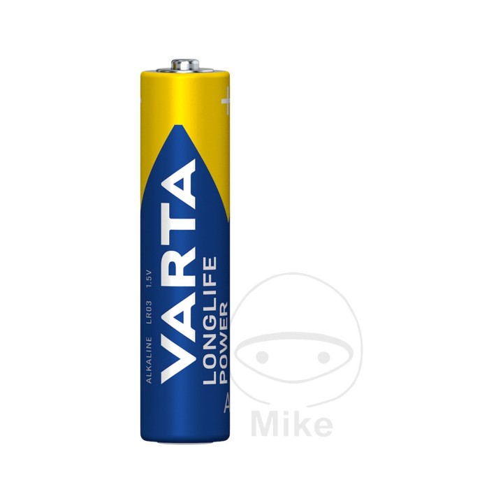 VARTA Pak van 4 kleine batterijen AAA MQ LONGLIFE POWER 156.01.22